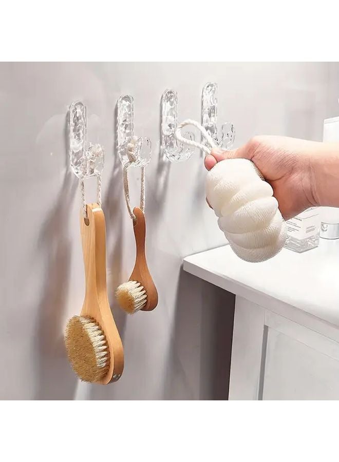 Acrylic Diamond Wall Hooks Heavy Duty Waterproof Adhesive For Towels Coats - Image 2